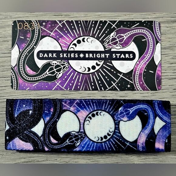 ZOX "DARK SKIES BRIGHT STARS" #831 Galaxy SNAKE Sold Out COLLECTIBLE WRISTBAND - Picture 1 of 8